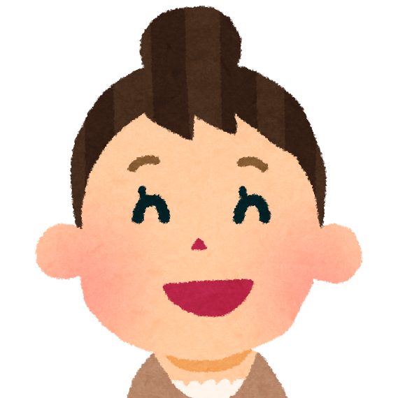 笑顔女性さん